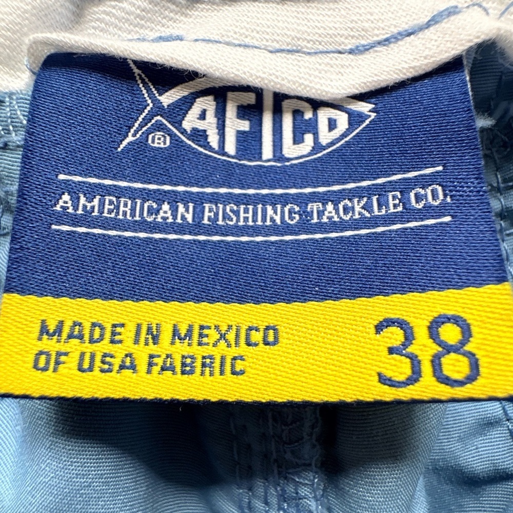 Aftco Men’s The Original Fishing Short- grayish blue- size 38- 100% Nylon - Picture 8 of 15
